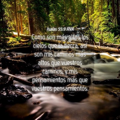 Picture 04 - Isaías 55:9 RVA - Como son más altos los cielos que la tierra, - Bible Verse Picture