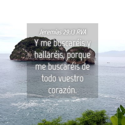 Picture 04 - Jeremías 29:13 RVA - Y me buscaréis y hallaréis, porque me - Bible Verse Picture