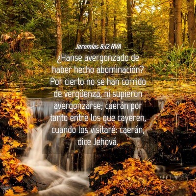 Picture 04 - Jeremías 8:12 RVA - ¿Hanse avergonzado de haber hecho abominación? - Bible Verse Picture