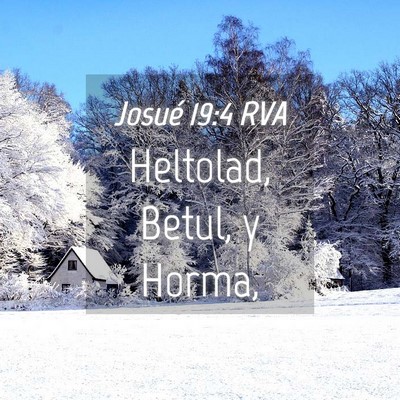 Picture 04 - Josué 19:4 RVA - Heltolad, Betul, y - Bible Verse Picture