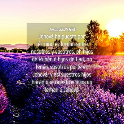 Picture 04 - Josué 22:25 RVA - Jehová ha puesto por término el Jordán entre - Bible Verse Picture