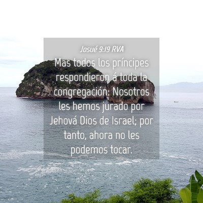 Picture 04 - Josué 9:19 RVA - Mas todos los príncipes respondieron á toda la - Bible Verse Picture