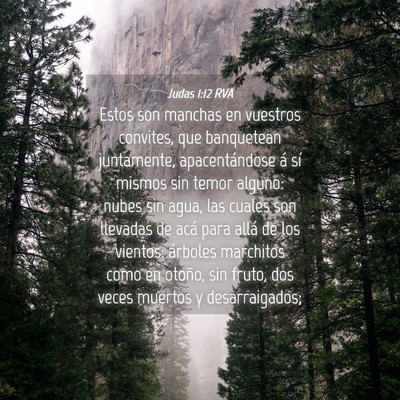 Picture 04 - Judas 1:12 RVA - Estos son manchas en vuestros convites, que - Bible Verse Picture