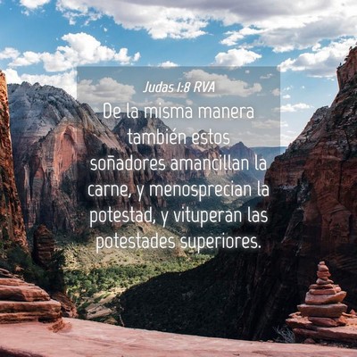Picture 04 - Judas 1:8 RVA - De la misma manera también estos soñadores - Bible Verse Picture