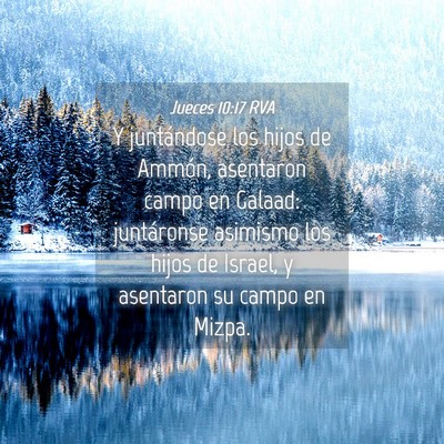 Picture 04 - Jueces 10:17 RVA - Y juntándose los hijos de Ammón, asentaron - Bible Verse Picture