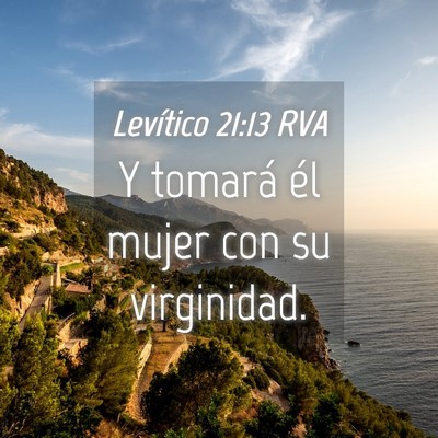 Picture 04 - Levítico 21:13 RVA - Y tomará él mujer con su - Bible Verse Picture