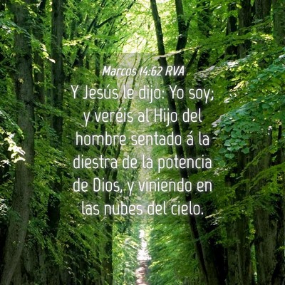 Picture 04 - Marcos 14:62 RVA - Y Jesús le dijo: Yo soy; y veréis al Hijo del - Bible Verse Picture