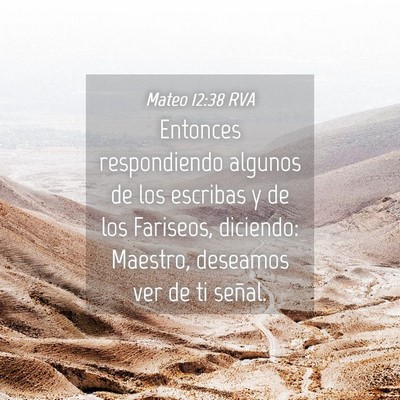 Picture 04 - Mateo 12:38 RVA - Entonces respondiendo algunos de los escribas y - Bible Verse Picture