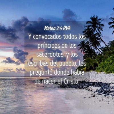 Picture 04 - Mateo 2:4 RVA - Y convocados todos los príncipes de los - Bible Verse Picture