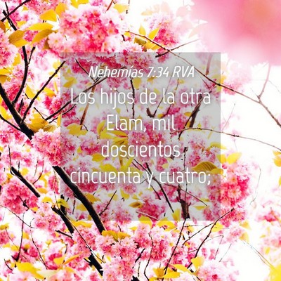 Picture 04 - Nehemías 7:34 RVA - Los hijos de la otra Elam, mil doscientos - Bible Verse Picture