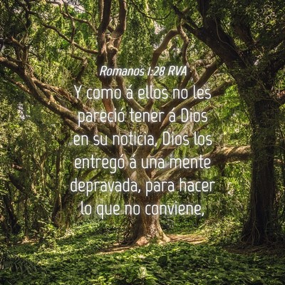 Picture 04 - Romanos 1:28 RVA - Y como á ellos no les pareció tener á Dios en - Bible Verse Picture