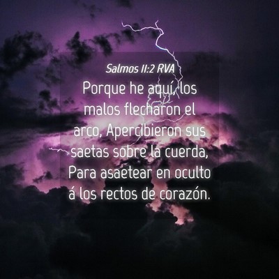 Picture 04 - Salmos 11:2 RVA - Porque he aquí, los malos flecharon el arco, - Bible Verse Picture