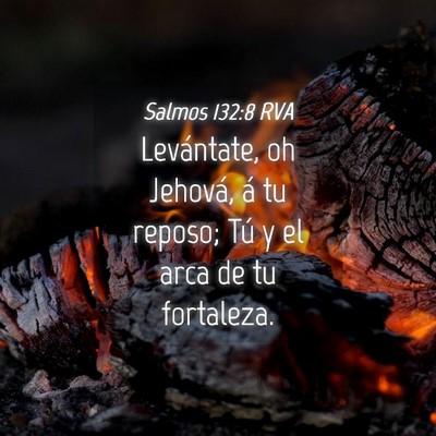 Picture 04 - Salmos 132:8 RVA - Levántate, oh Jehová, á tu reposo; Tú y el - Bible Verse Picture