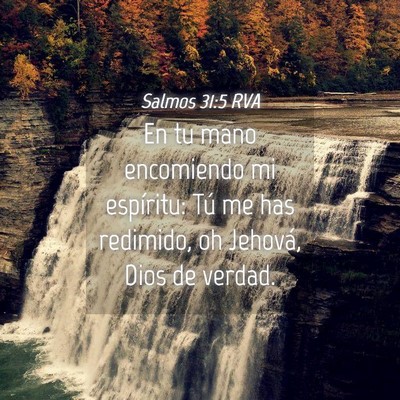 Picture 04 - Salmos 31:5 RVA - En tu mano encomiendo mi espíritu: Tú me has - Bible Verse Picture