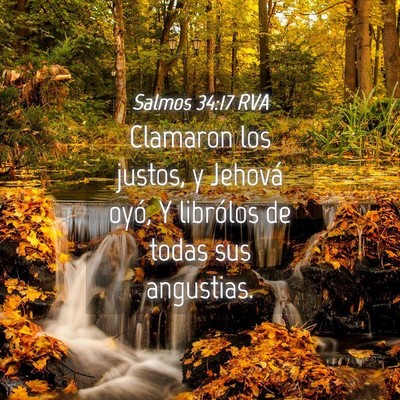 Picture 04 - Salmos 34:17 RVA - Clamaron los justos, y Jehová oyó, Y librólos - Bible Verse Picture