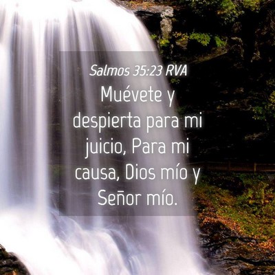 Picture 04 - Salmos 35:23 RVA - Muévete y despierta para mi juicio, Para mi - Bible Verse Picture