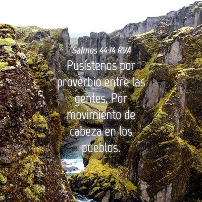Picture 04 - Salmos 44:14 RVA - Pusístenos por proverbio entre las gentes, Por - Bible Verse Picture