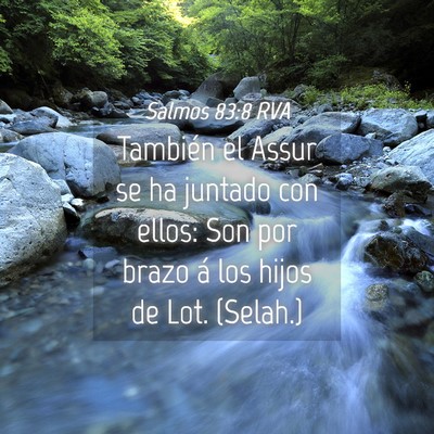 Picture 04 - Salmos 83:8 RVA - También el Assur se ha juntado con ellos: Son - Bible Verse Picture