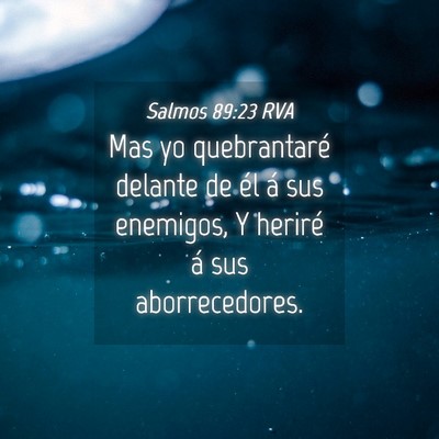 Picture 04 - Salmos 89:23 RVA - Mas yo quebrantaré delante de él á sus - Bible Verse Picture