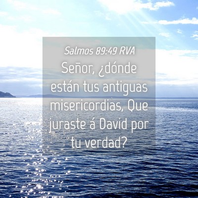 Picture 04 - Salmos 89:49 RVA - Señor, ¿dónde están tus antiguas - Bible Verse Picture