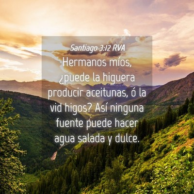 Picture 04 - Santiago 3:12 RVA - Hermanos míos, ¿puede la higuera producir - Bible Verse Picture