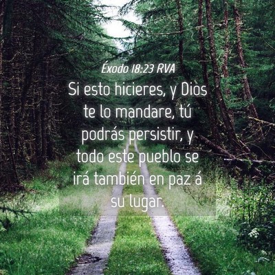 Picture 04 - Éxodo 18:23 RVA - Si esto hicieres, y Dios te lo mandare, tú - Bible Verse Picture