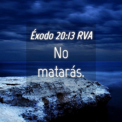 Picture 04 - Éxodo 20:13 RVA - No - Bible Verse Picture