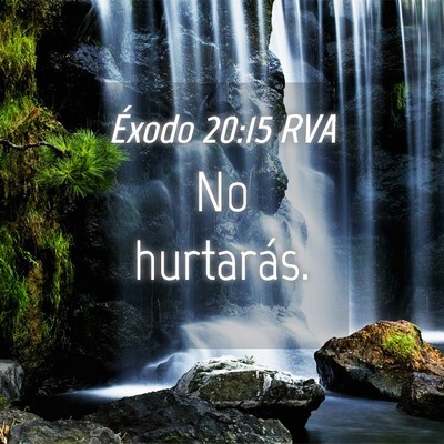 Picture 04 - Éxodo 20:15 RVA - No - Bible Verse Picture