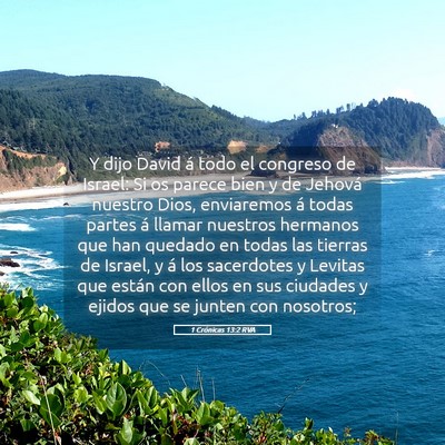 Picture 05 - 1 Crónicas 13:2 RVA - Y dijo David á todo el congreso de Israel: Si os - Bible Verse Picture