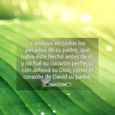 Picture 05 - 1 Reyes 15:3 RVA - Y anduvo en todos los pecados de su padre, que - Bible Verse Picture