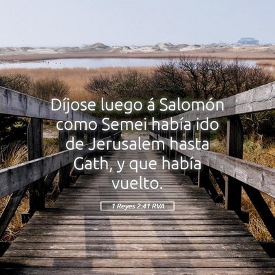 Picture 05 - 1 Reyes 2:41 RVA - Díjose luego á Salomón como Semei había ido - Bible Verse Picture