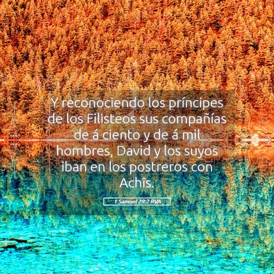 Picture 05 - 1 Samuel 29:2 RVA - Y reconociendo los príncipes de los Filisteos - Bible Verse Picture