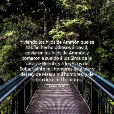 Picture 05 - 2 Samuel 10:6 RVA - Y viendo los hijos de Ammón que se habían hecho - Bible Verse Picture