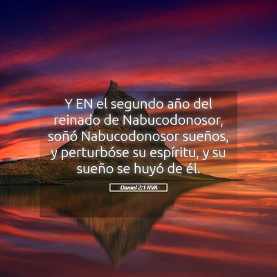 Picture 05 - Daniel 2:1 RVA - Y EN el segundo año del reinado de - Bible Verse Picture