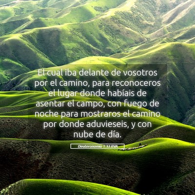 Picture 05 - Deuteronomio 1:33 RVA - El cual iba delante de vosotros por el camino, - Bible Verse Picture
