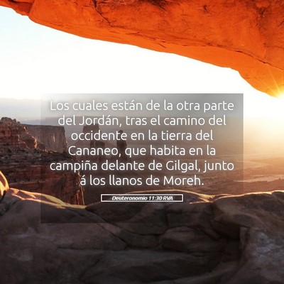 Picture 05 - Deuteronomio 11:30 RVA - Los cuales están de la otra parte del Jordán, - Bible Verse Picture