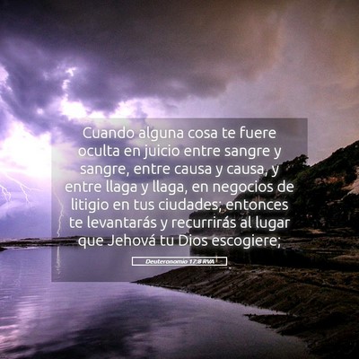 Picture 05 - Deuteronomio 17:8 RVA - Cuando alguna cosa te fuere oculta en juicio - Bible Verse Picture