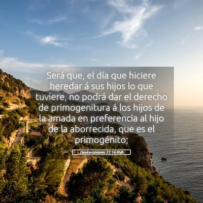 Picture 05 - Deuteronomio 21:16 RVA - Será que, el día que hiciere heredar á sus - Bible Verse Picture