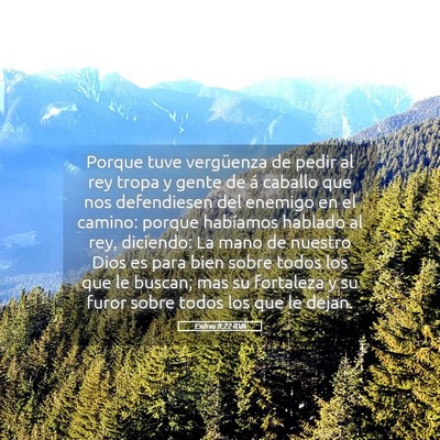 Picture 05 - Esdras 8:22 RVA - Porque tuve vergüenza de pedir al rey tropa y - Bible Verse Picture