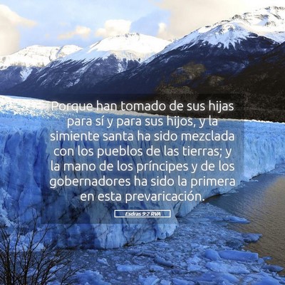 Picture 05 - Esdras 9:2 RVA - Porque han tomado de sus hijas para sí y para - Bible Verse Picture