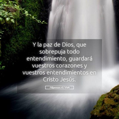 Picture 05 - Filipenses 4:7 RVA - Y la paz de Dios, que sobrepuja todo - Bible Verse Picture