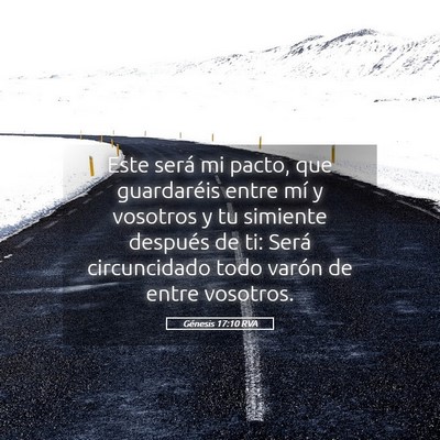 Picture 05 - Génesis 17:10 RVA - Este será mi pacto, que guardaréis entre mí y - Bible Verse Picture