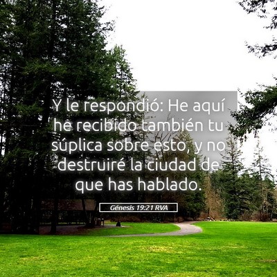 Picture 05 - Génesis 19:21 RVA - Y le respondió: He aquí he recibido también tu - Bible Verse Picture