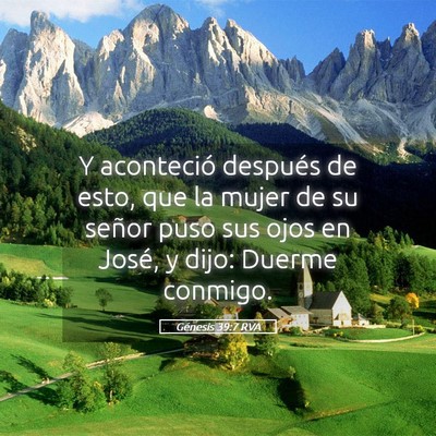 Picture 05 - Génesis 39:7 RVA - Y aconteció después de esto, que la mujer de su - Bible Verse Picture