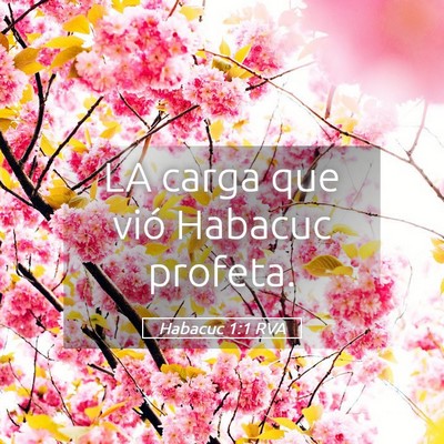 Picture 05 - Habacuc 1:1 RVA - LA carga que vió Habacuc - Bible Verse Picture