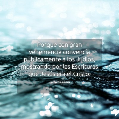 Picture 05 - Hechos 18:28 RVA - Porque con gran vehemencia convencía - Bible Verse Picture