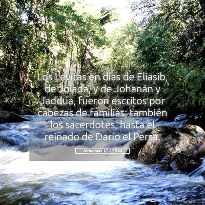 Picture 05 - Nehemías 12:22 RVA - Los Levitas en días de Eliasib, de Joiada, y de - Bible Verse Picture