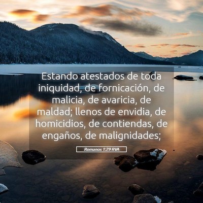 Picture 05 - Romanos 1:29 RVA - Estando atestados de toda iniquidad, de - Bible Verse Picture