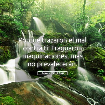 Picture 05 - Salmos 21:11 RVA - Porque trazaron el mal contra ti: Fraguaron - Bible Verse Picture