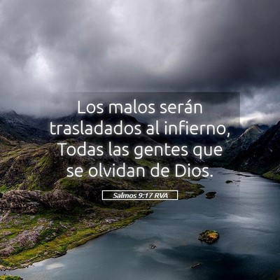 Picture 05 - Salmos 9:17 RVA - Los malos serán trasladados al infierno, Todas - Bible Verse Picture